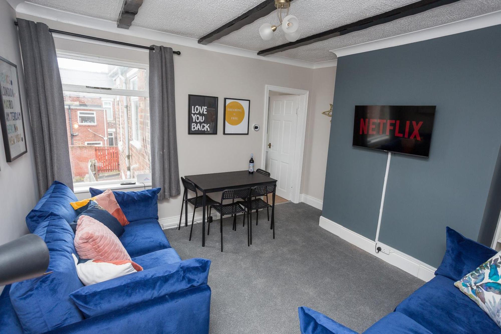 The Avenue-3 Bed Sleeps 6 Great For Contractors Vila Gateshead Exterior foto